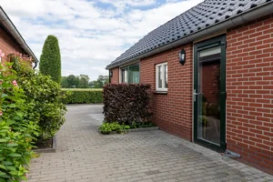 Achterkant van het appartement